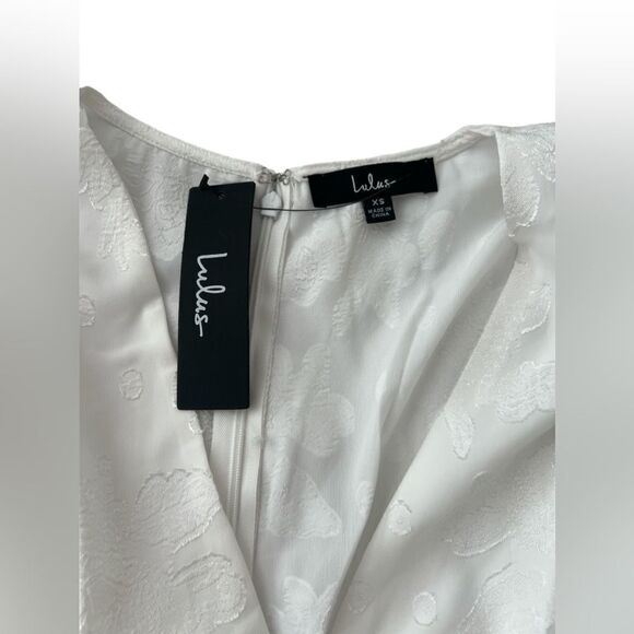 Nwt Lulus Floral Balloon Sleeve Mini Dress women's size xs‎ - Picture 5 of 9